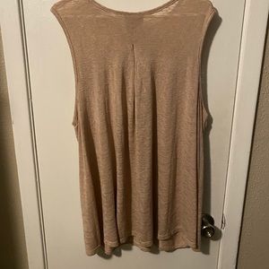 Bobeau taupe sleeveless top